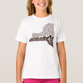 Adirondack High Peaks T-Shirt (Brown Logotyp)