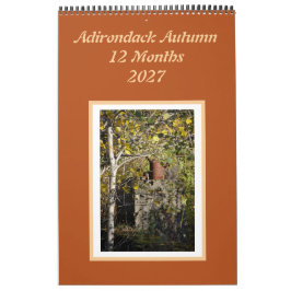 Adirondack höst 12 månaders kalender