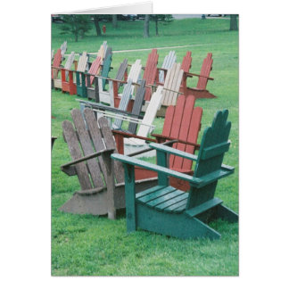 Adirondack konversationer hälsningskort