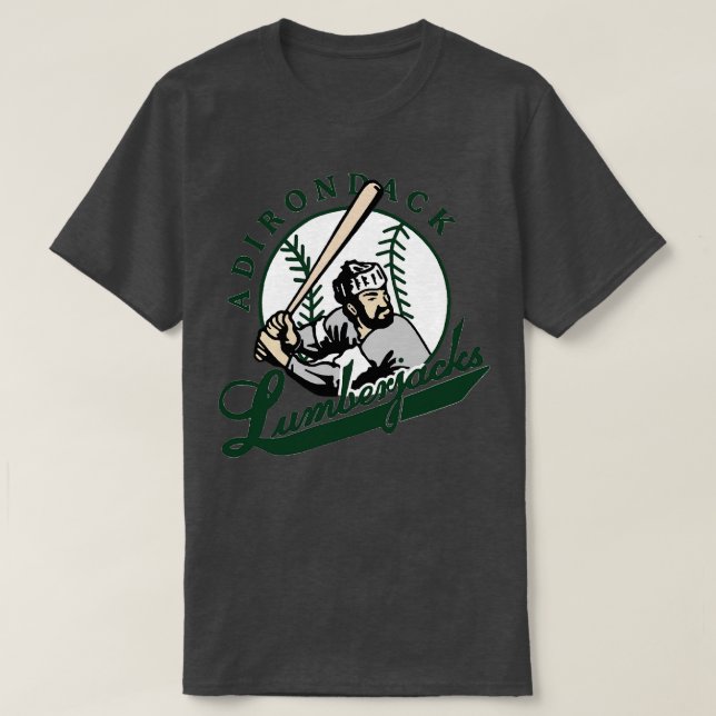 Adirondack Lumberjacks Baseball T Shirt (Design framsida)