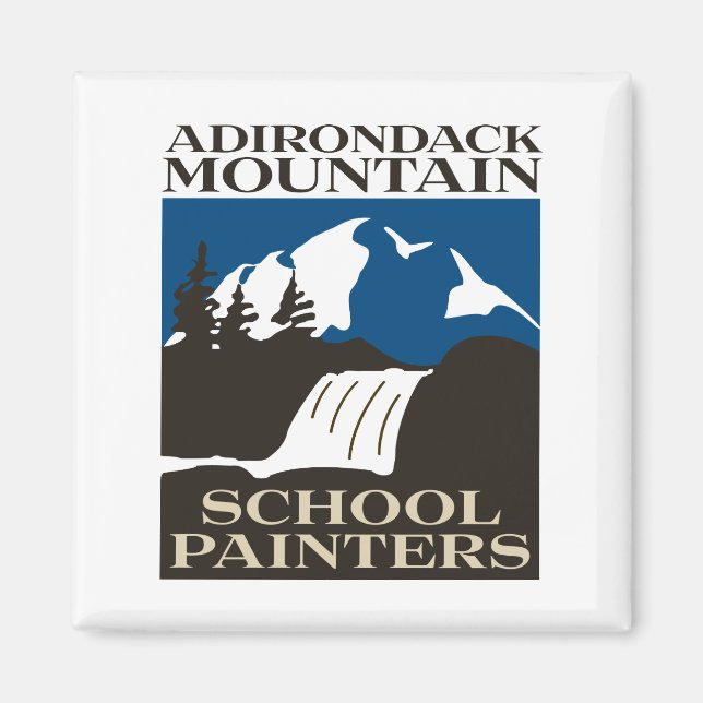 Adirondack Mountain School Painters Magnet (Framsidan)