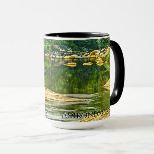 Adirondack Mountain Stream Reflections. - Foto Mugg