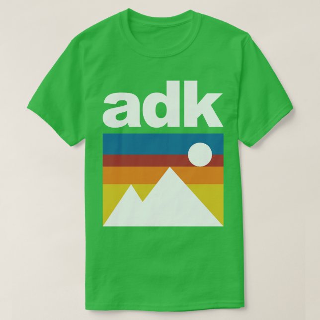 Adirondack Mountains ADK T Shirt (Design framsida)