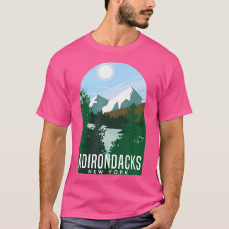 Adirondack Mountains Camping Hiking Outfit Gift Ad T Shirt