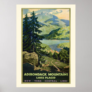Adirondack Mtns 20x28 Affisch