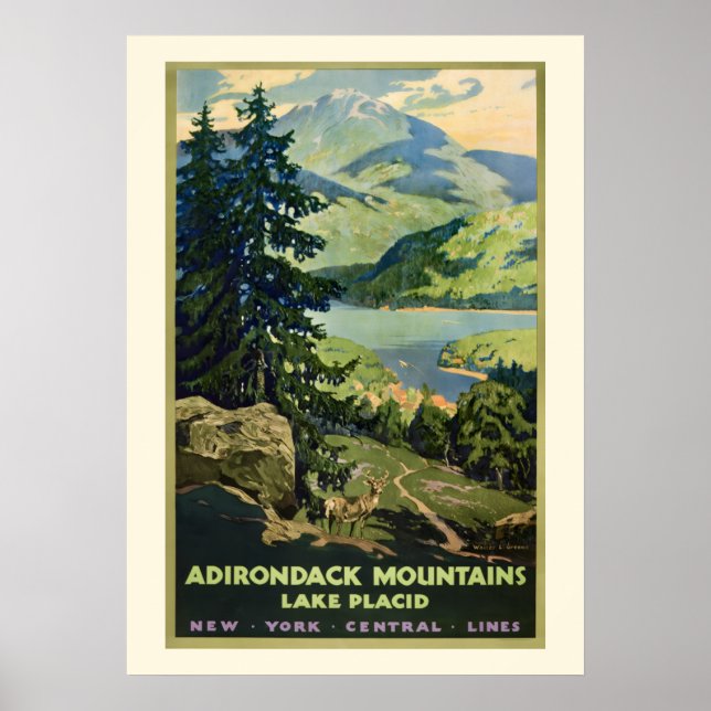 Adirondack Mtns 20x28 Affisch (Framsidan)