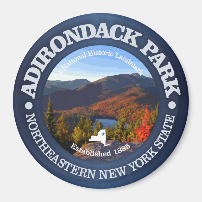 Adirondack Park Magnet (Framsidan)