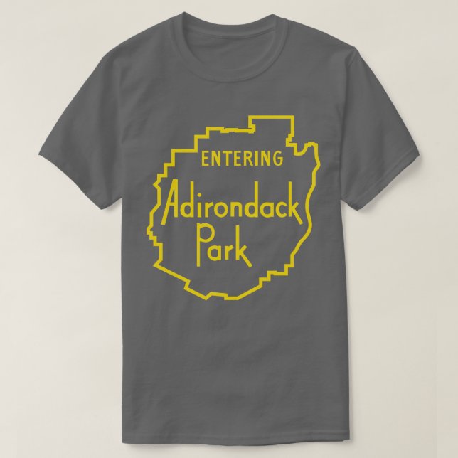 Adirondack Park-tecken T Shirt (Design framsida)