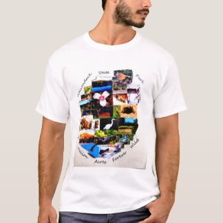 adirondack parkerar fototshirten tee shirt