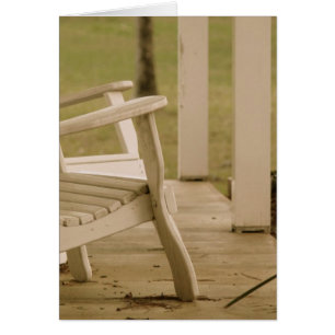 Adirondack Porch Hälsningskort