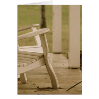 Adirondack Porch Hälsningskort