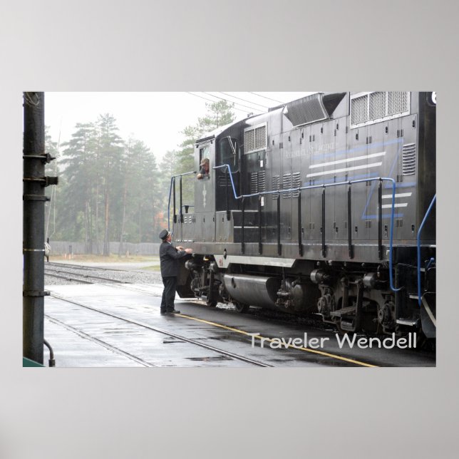 Adirondack Scenia Railroad, Thendara Station Poster (Framsidan)