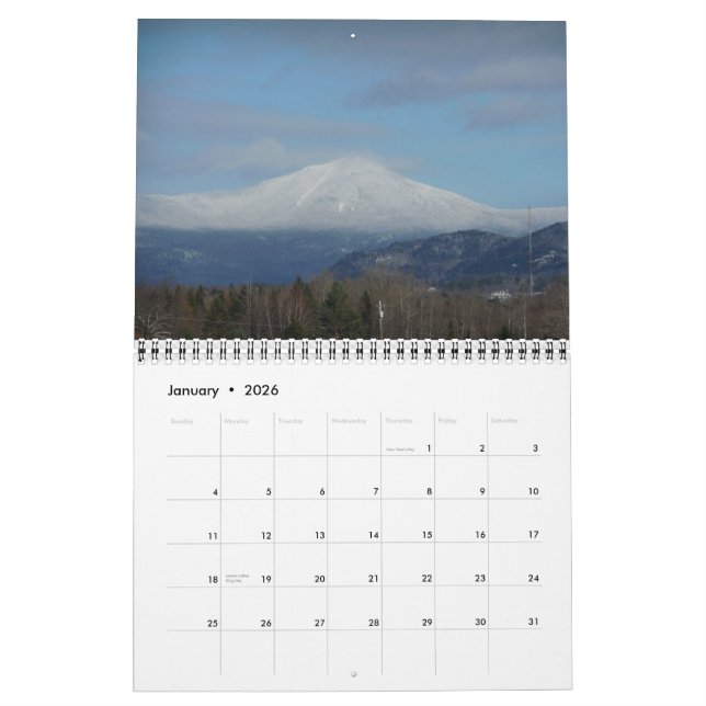 Adirondack Seasons Kalender (Jan 2026)
