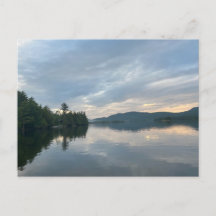 Adirondack Sjö och Mountains Postcard