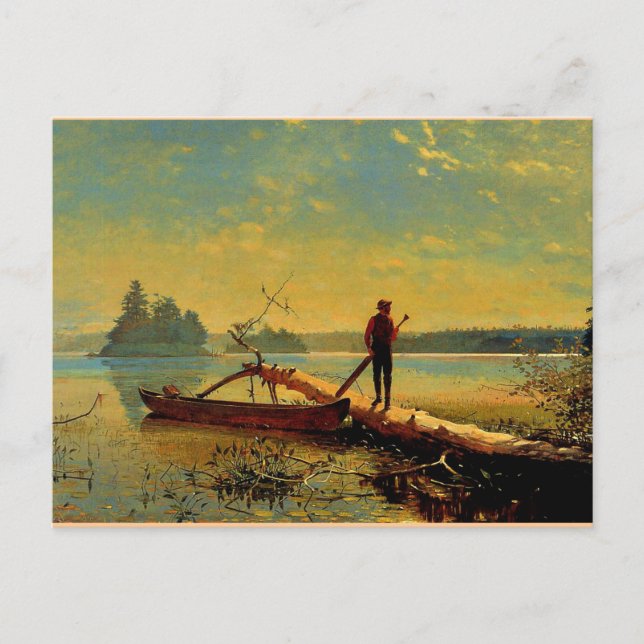 Adirondack Sjö Vykort (Framsida)