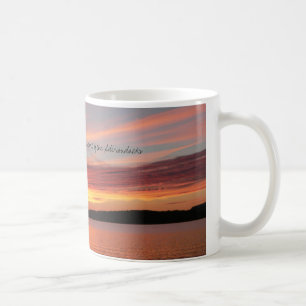 Adirondack solnedgång kaffemugg