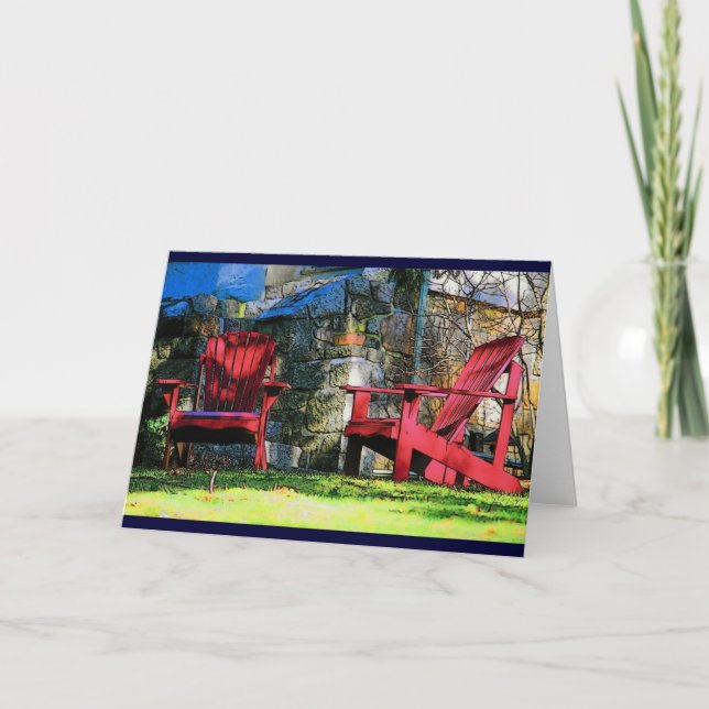 Adirondack sommar kort (Framsida)