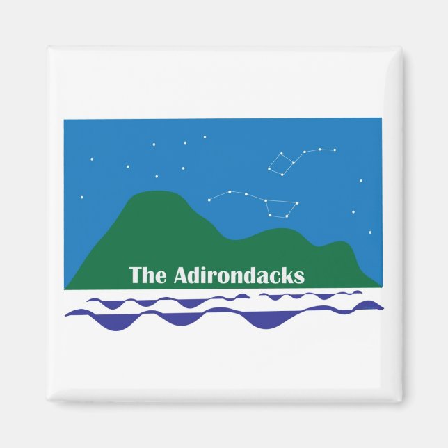 Adirondack Stars Magnet (Framsidan)