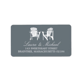 Adirondack-stolar | ADRESS Adressetikett