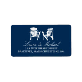 Adirondack-stolar | ADRESS Adressetikett