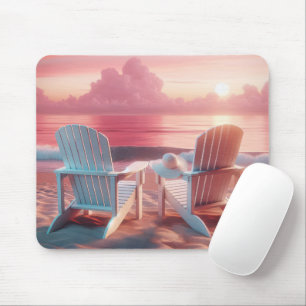 Adirondack-stolar i Rosa Sunset Musmatta