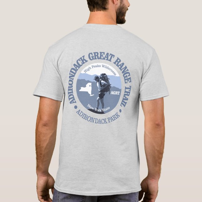 Adirondack Underbar Range Trail (BG) T Shirt (Baksida)