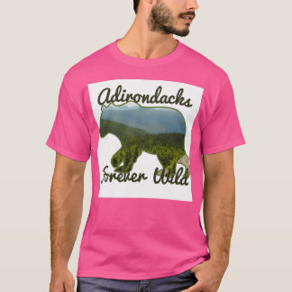 Adirondacks Forever Vild Baseball Sleeve T Shirt