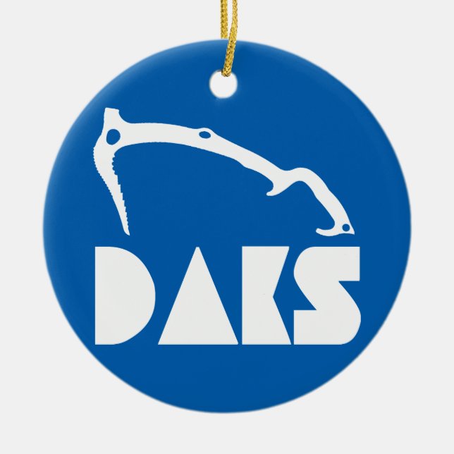 Adirondacks Ice klättring Julgransprydnad Keramik (Framsidan)