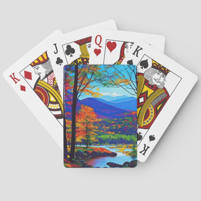 Adirondacks Minnes Casinokort (Baksidan)