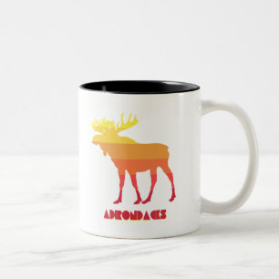 Adirondacks Moose Två-Tonad Mugg