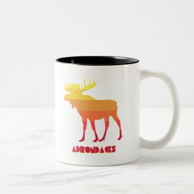 Adirondacks Moose Två-Tonad Mugg (Höger)