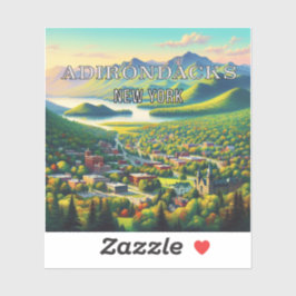 Adirondacks New York 3 Inch Vinyl Sticker Klistermärken