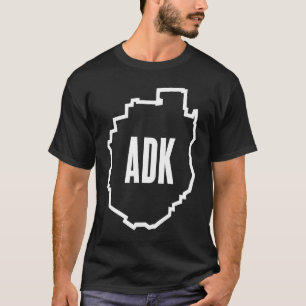 Adirondacks New York ADK Berg Högsta Toppar T Shirt