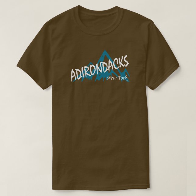 Adirondacks New York-bergen T Shirt (Design framsida)