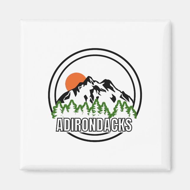 Adirondacks New York Magnet (Framsidan)