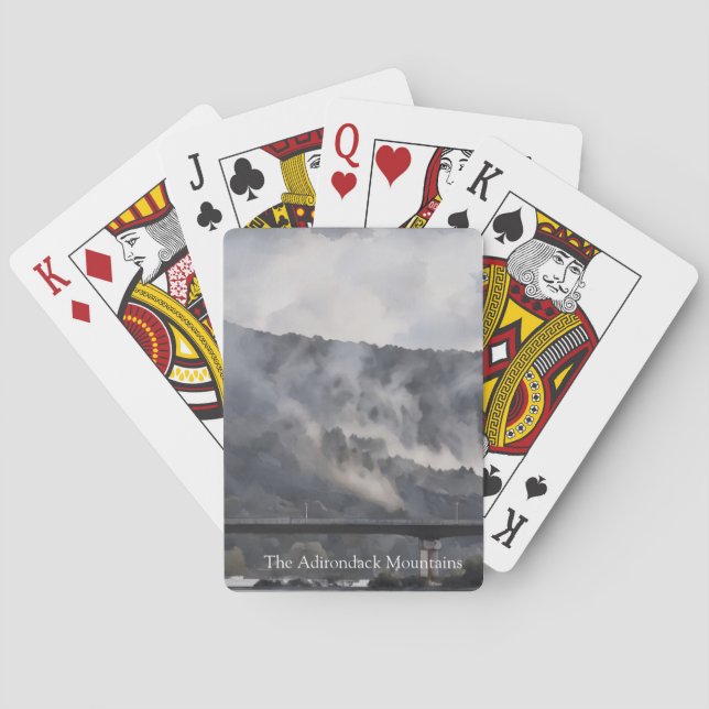Adirondacksjöarna Casinokort (Baksidan)