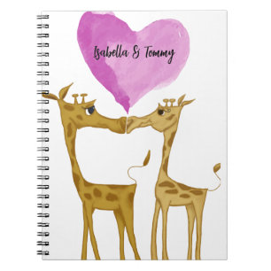 Aditable Giraffe Älskare Anteckningsbok