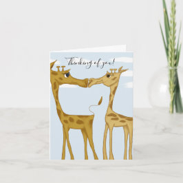 Aditable Giraffe Älskare Anteckningskort