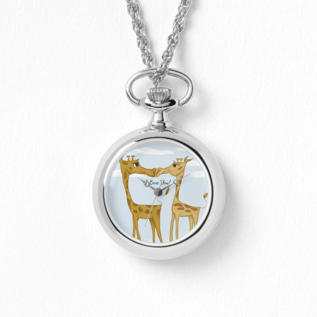 Aditable Giraffe Älskare Armbandsur (Framsida)