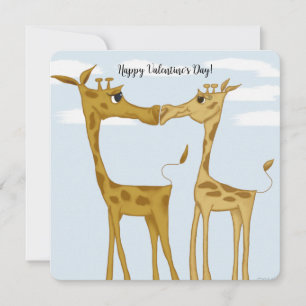 Aditable Giraffe Älskare Julkort