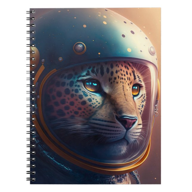 Aditable Jaguar Astronaut bärbar dator Anteckningsbok (Framsidan)