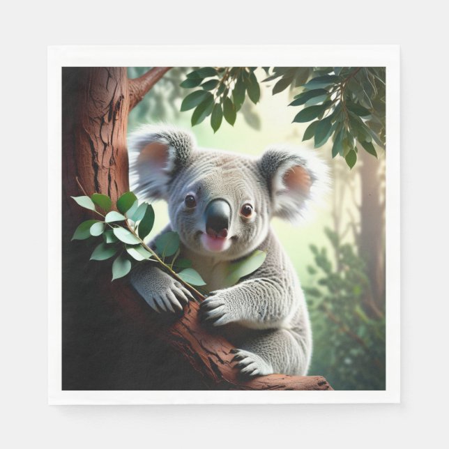 Aditable Koala Bear Pappersservett (Framsidan)