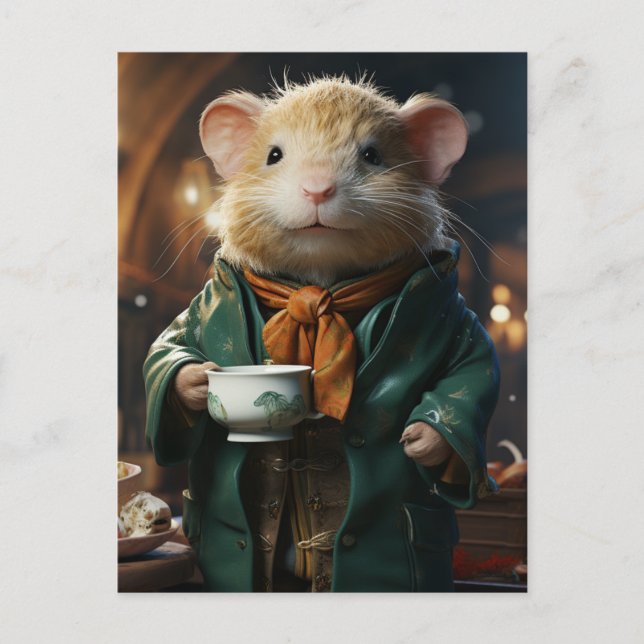 Aditable Little Rodent Vykort (Framsida)
