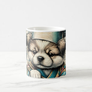 Aditable Sushi Chef Puppy Kaffemugg