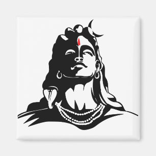 Adiyogi Mahadev Om Namah hinduiska Shivaya Magnet