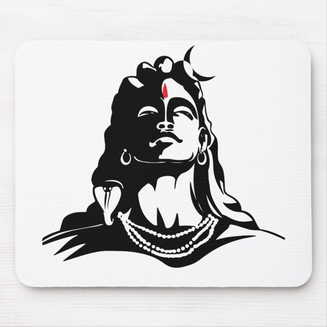 Adiyogi Mahadev Om Namah hinduiska Shivaya Musmatta (Framsidan)