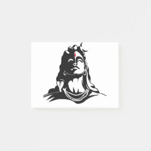 Adiyogi Mahadev Om Namah hinduiska Shivaya Post-it Block