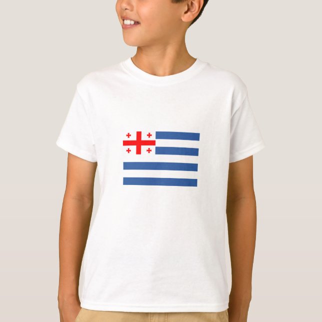 Adjariens patriotiska flagga t shirt (Framsida)