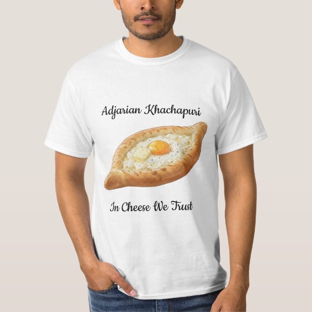 Adjarska khachapuri t shirt (Framsida)