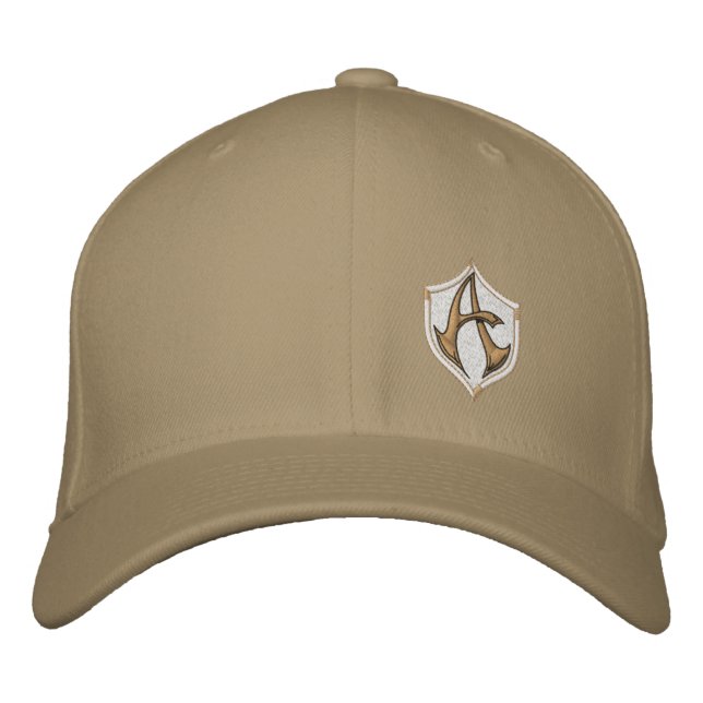 Adje the Shield Embroized Baseball Hat Broderad Keps (Framsida)
